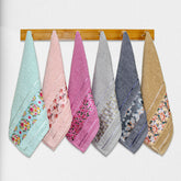 Rangoli Victoria 100% Cotton Hand Towel Set of 6 | Ultra Soft, Super Absorbent Luxurious Towels